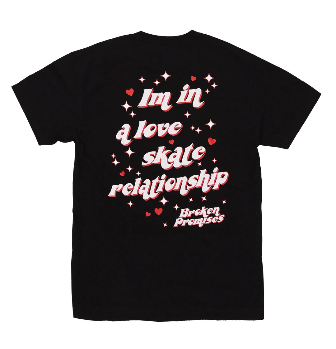 BROKEN PROMISES Love Skate SST Black Shirts