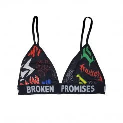 BROKEN PROMISES Lounge 12 Step Triangle Bra