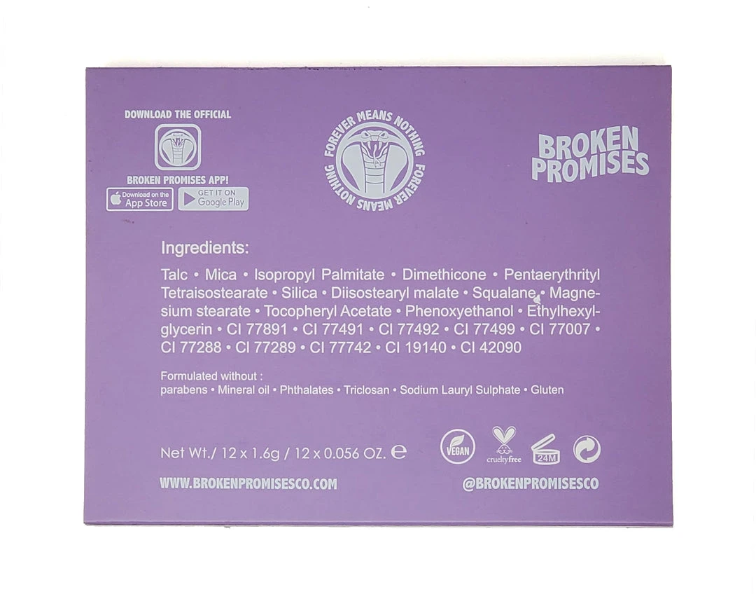 CASH Still Trippin Eyeshadow Palette Accessories