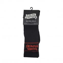 BROKEN PROMISES Stark Socks Black