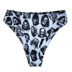 BROKEN PROMISES Sets Reaper Guide High Waisted Bikini Bottom Blue