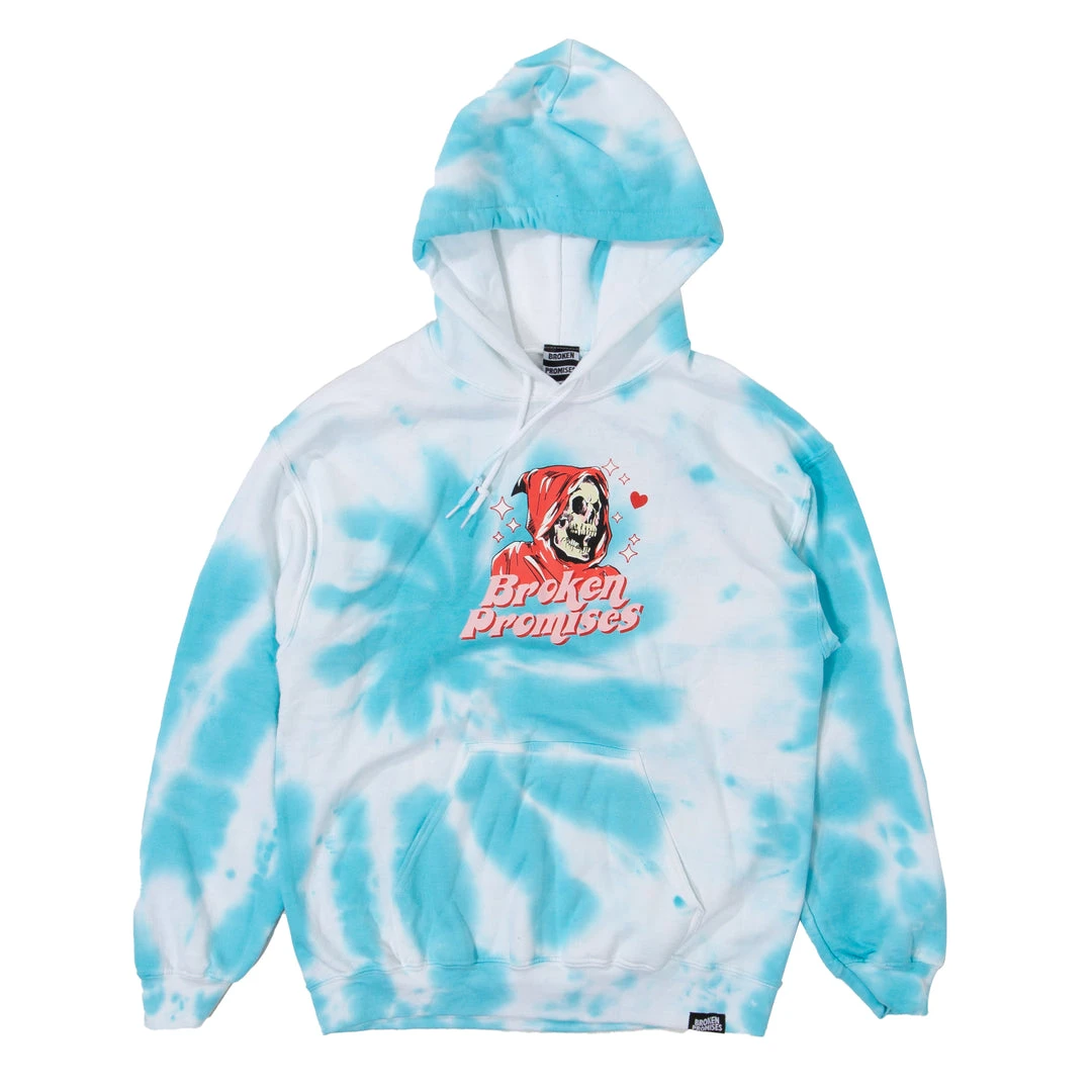 BROKEN PROMISES Love Skate Tie Dye Hoodie
