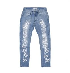 BROKEN PROMISES Bottoms Catacombs Denim Light Blue