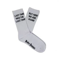 BROKEN PROMISES Accessories The Last Time Sock - White