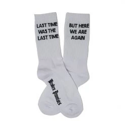 BROKEN PROMISES Accessories The Last Time Sock - White