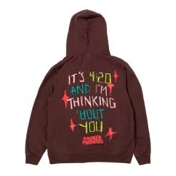 CASH Thinking Bout You Hoodie Chocolate Hoodies