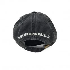 BROKEN PROMISES Riot Dad Hat Washed Black Headwear