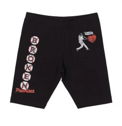 BROKEN PROMISES Bottoms Batter Up Bike Shorts