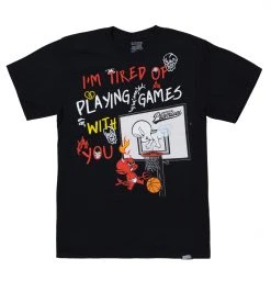 BROKEN PROMISES BP X Casper Playing Games Tee Black