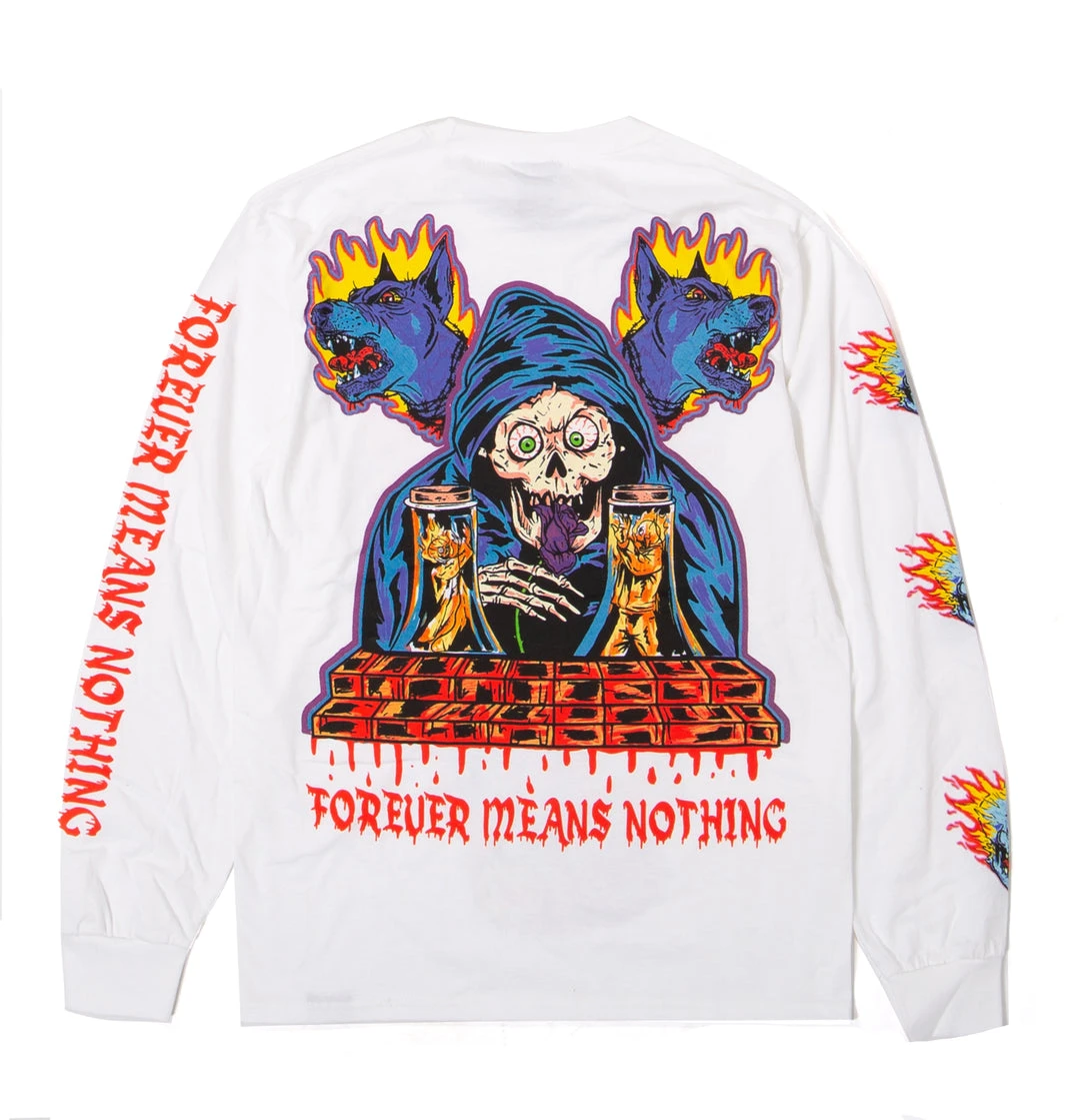 BROKEN PROMISES Bad Chemistry "L/S" Tee White Shirts
