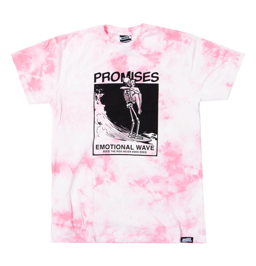 BROKEN PROMISES Beach Break Tee Pink