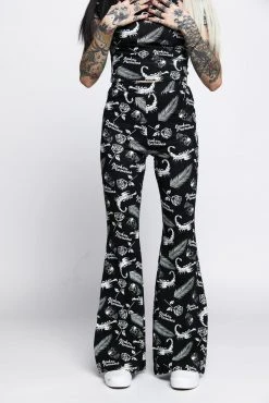 BROKEN PROMISES Bottoms Tropic Disaster Flare Pant