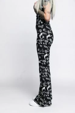 BROKEN PROMISES Bottoms Tropic Disaster Flare Pant