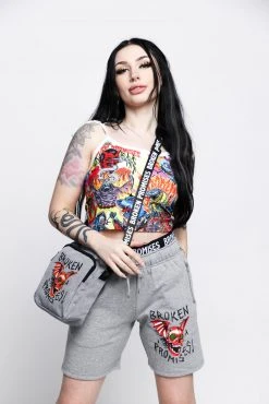 BROKEN PROMISES Bags Batwing Heather Side Bag