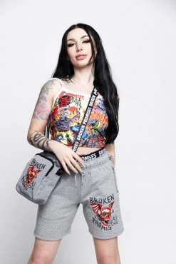 BROKEN PROMISES Bags Batwing Heather Side Bag