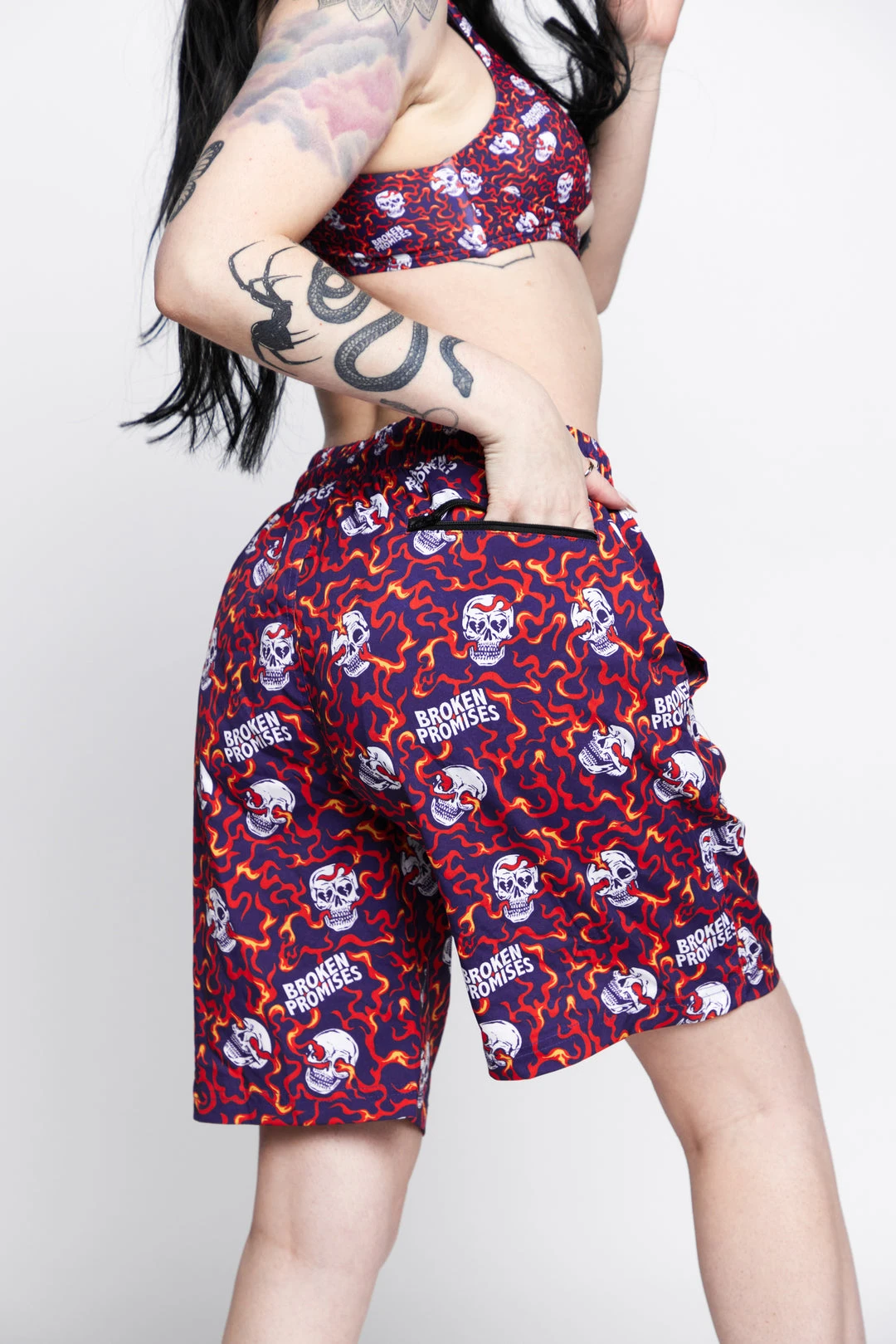 BROKEN PROMISES Bottoms Trouble In Paradise Shorts