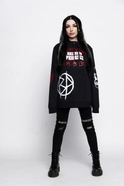 CASH Hoodies Untruthful Hoodie Black