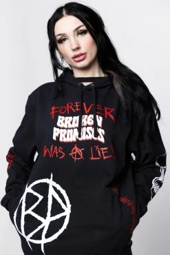 CASH Hoodies Untruthful Hoodie Black