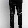 CASH Hell Bound Spatter Denim Bottoms