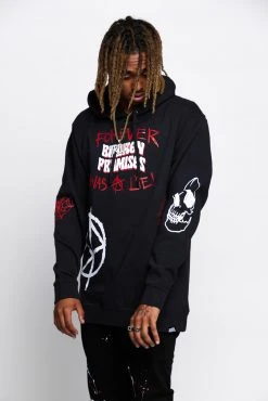 CASH Hoodies Untruthful Hoodie Black