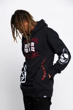 CASH Hoodies Untruthful Hoodie Black