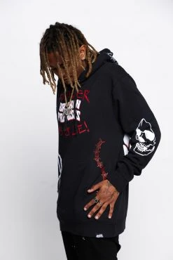 CASH Hoodies Untruthful Hoodie Black