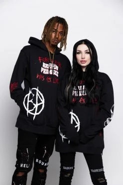 CASH Hoodies Untruthful Hoodie Black