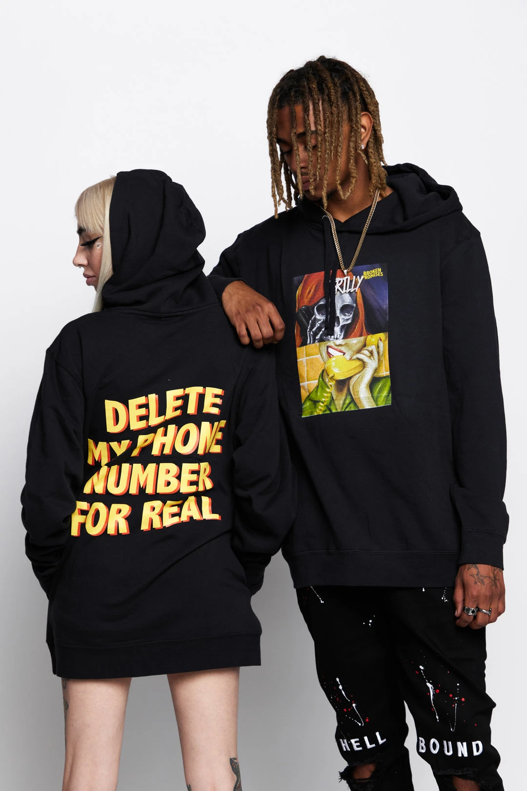 CASH Hoodies On Call Hoodie Black