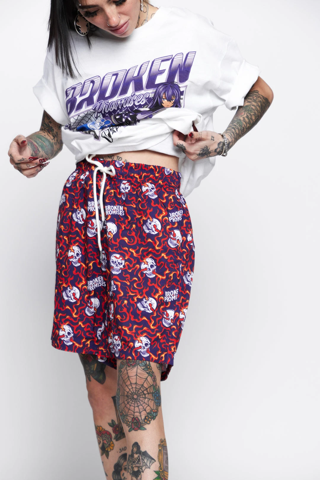 BROKEN PROMISES Bottoms Trouble In Paradise Shorts