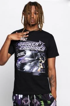 BROKEN PROMISES Shirts Too Fast For Love S/S Blk