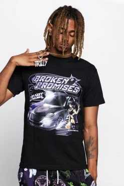 BROKEN PROMISES Shirts Too Fast For Love S/S Blk