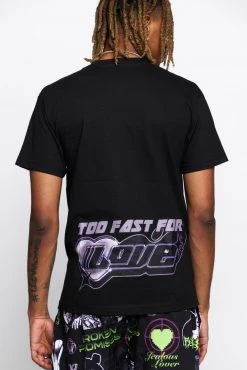 BROKEN PROMISES Shirts Too Fast For Love S/S Blk