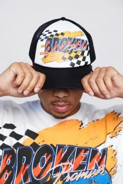 BROKEN PROMISES Headwear BP X Hot Wheels We're Finished Trucker Hat