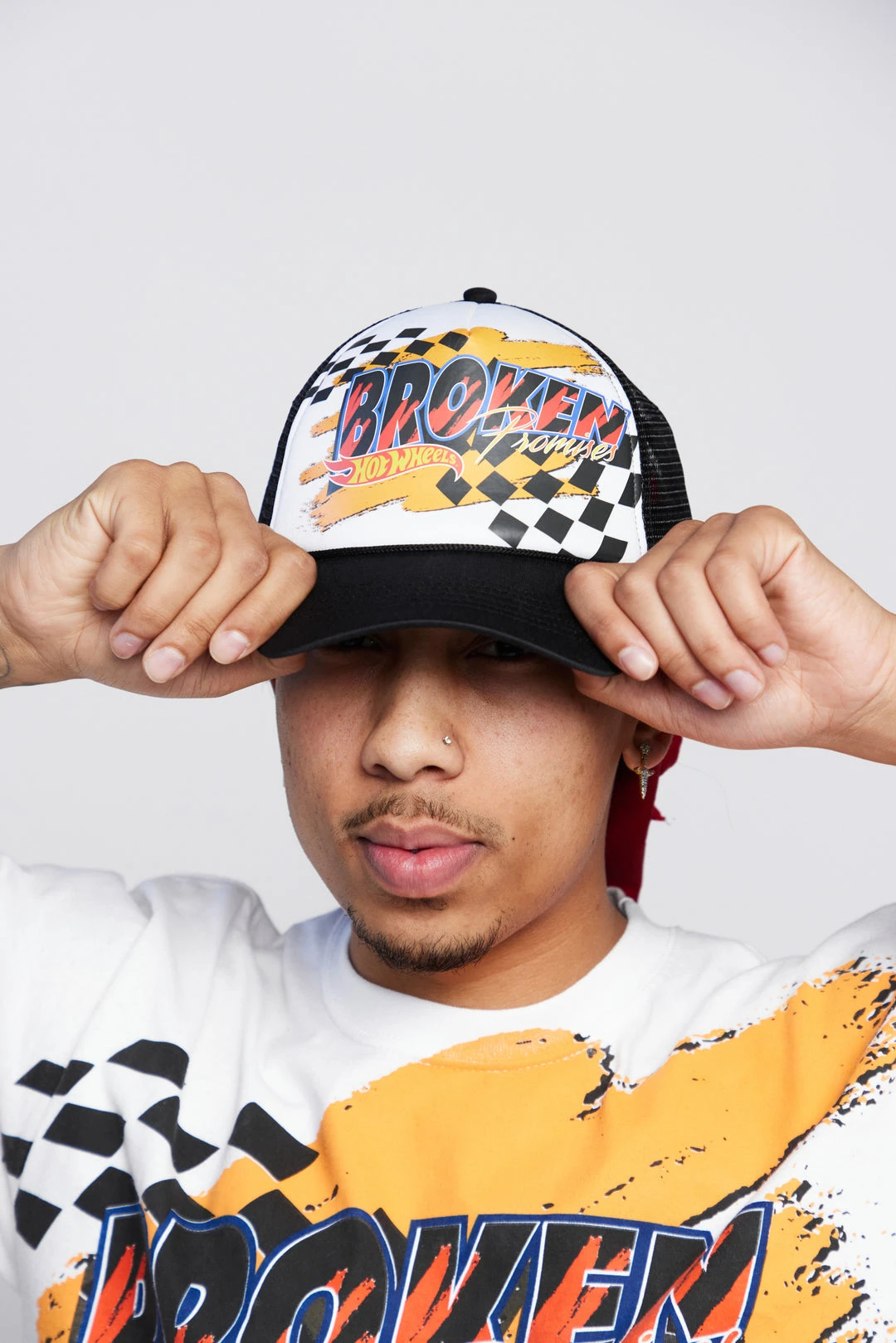 BROKEN PROMISES Headwear BP X Hot Wheels We're Finished Trucker Hat