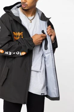BROKEN PROMISES Addiction Windbreaker Jacket Outerwear