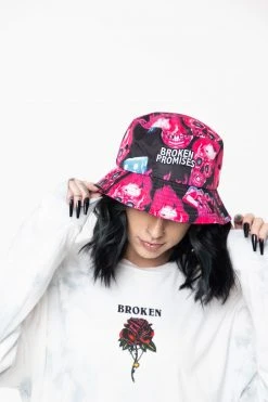 BROKEN PROMISES Headwear Aim For My Heart Bucket Hat