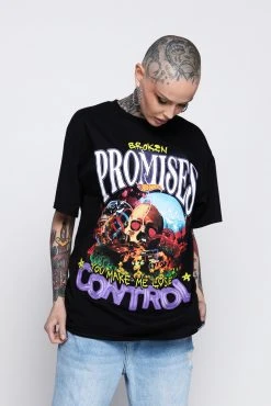 BROKEN PROMISES BP X Hot Wheels Joyride S/S Black