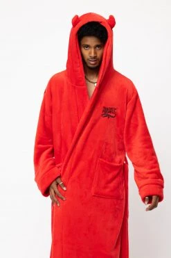 BROKEN PROMISES Devil Horn Robe Red Horn Hoodies