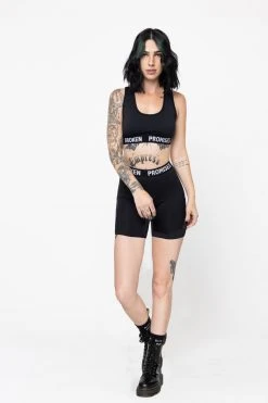 BROKEN PROMISES All Shorts BP Bike Short Black