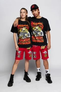 BROKEN PROMISES BP X Hot Wheels Lost Control Tee Black