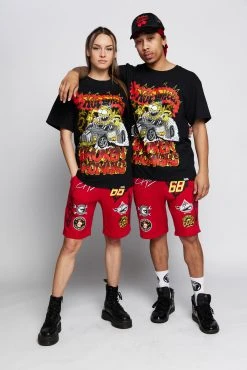 BROKEN PROMISES BP X Hot Wheels Lost Control Tee Black