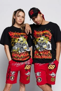 BROKEN PROMISES BP X Hot Wheels Lost Control Tee Black