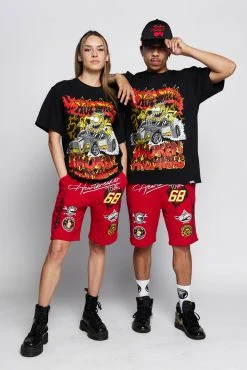 BROKEN PROMISES BP X Hot Wheels Lost Control Tee Black