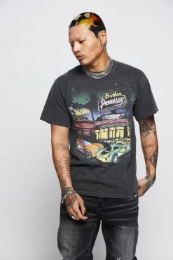 BROKEN PROMISES BP X Hot Wheels Look Both Ways Washed SST Blk