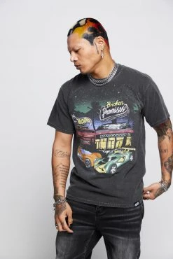 BROKEN PROMISES BP X Hot Wheels Look Both Ways Washed SST Blk