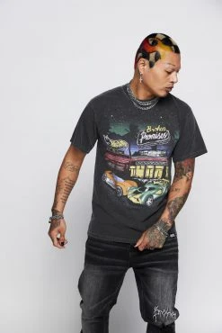 BROKEN PROMISES BP X Hot Wheels Look Both Ways Washed SST Blk