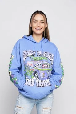 BROKEN PROMISES BP X Hot Wheels Road Trippin Purple Dye Hoodie