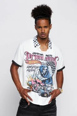 BROKEN PROMISES BP X Hot Wheels Ride Forever Resort Shirt Shirts