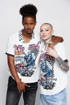 BROKEN PROMISES BP X Hot Wheels Ride Forever Resort Shirt Shirts