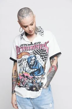 BROKEN PROMISES BP X Hot Wheels Ride Forever Resort Shirt Shirts